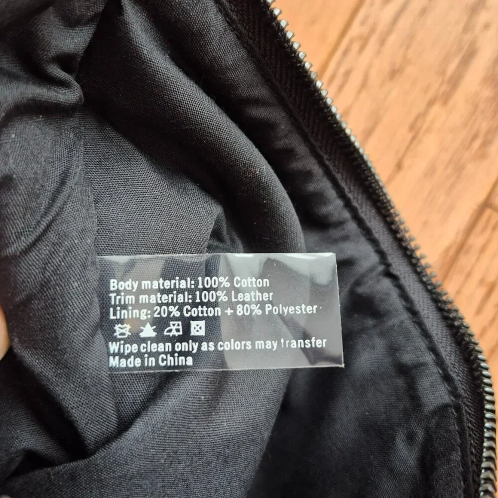 BALENCIAGA PARIS Multiuse Pouch Travel Zip Bag Clutch Black & White - Picture 6 of 9